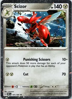 Scizor - (Cosmos Holo) Promo Miscellaneous Cards & Products 141/197 NM - Image 1