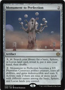 Monument to Perfection R Phyrexia: All Will Be One 233 - LP MTG - Image 1