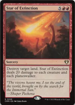 Star of Extinction R Commander Masters 259 LP MTG - Image 1