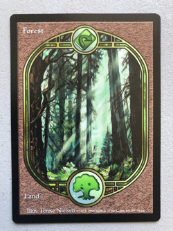 Mtg Carte Magic Unglued Forest English LP - Image 1