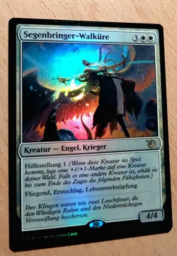 Mtg Magic: # FOIL # Segenbringer-Walkure,Boon-Bringer Valkyrie, DEUTSCH Engel - Image 1