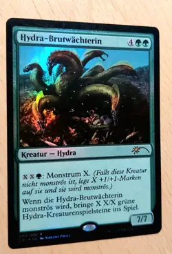 Mtg Magic: # FOIL # Hydra-Brutwachterin,Hydra Broodmaster, DEUTSCH Tokens - Image 1