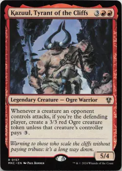 Kazuul, Tyrant of the Cliffs R Commander: Murders at Karlov Manor 157 LP-NM - Image 1