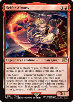 Magic MTG - Seifer Almasy - Final Fantasy - MINT/NMINT - FR - FOIL - Image 1