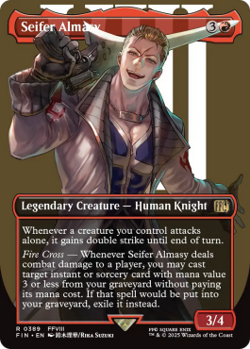 Magic MTG - Seifer Almasy - Final Fantasy Extras - MINT/NMINT - FR - Image 1