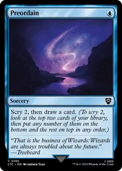 MTG The Lord of the Rings Commander - Preordain - Image 1