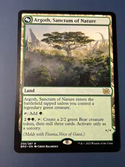 1x ARGOTH, SANCTUM OF NATURE - Brother's War - MTG - Magic the Gathering - Image 1