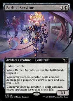 MTG BARBED SERVITOR 398 EXC - SERVITORE SPINATO - MKM X EN - MAGIC - Image 1