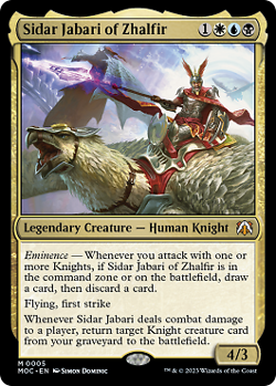 Magic MTG - Sidar Jabari de Zhalfir - MINT/NMINT - FR - FOIL - Image 1