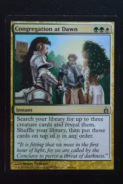 Magic The Gathering MTG CONGREGATION AT DAWN Ravnica: City of Guilds LP Played - Image 1