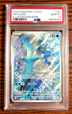 Articuno Illustration Rare #161 - PSA GEM MT 10 - Journey Together - Pokemon TCG - Image 1