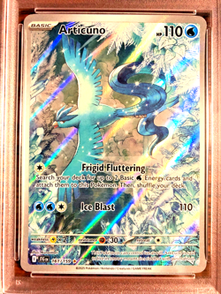 Articuno Illustration Rare #161 - PSA GEM MT 10 - Journey Together - Pokemon TCG - Image 2