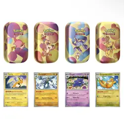 NEW Pokemon 151 4 Pack Mini Tins + 4 Promo Cards Sam's Club Bundle - Pack #1 - Image 3