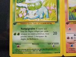 Pokemon TCG French Base Set 1st Edition 1999 Bulbizarre Salameche Carapuce Lot - Image 5