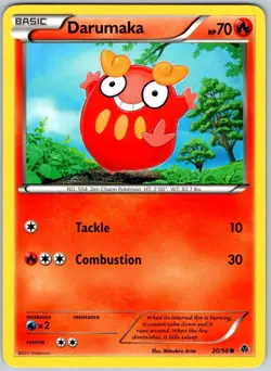 Darumaka 20/98 Common Emerging Powers Pokemon NM - Image 1