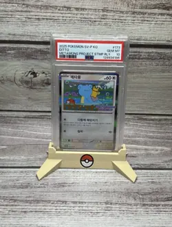 2025 POKEMON KOREAN SV-P PROMO #173 DITTO PSA 10 173/SV-P METAMONG STAMP - Image 1