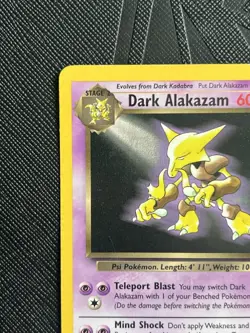 Pokemon TCG Dark Alakazam 18/82 Team Rocket Regular (English) - LP - Image 4