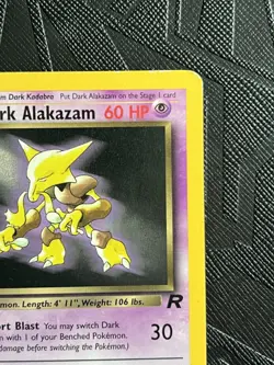 Pokemon TCG Dark Alakazam 18/82 Team Rocket Regular (English) - LP - Image 5