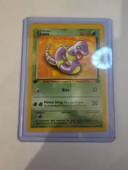 Ekans 56/82 Pokemon TCG 1st Edition Team Rocket LP - Image 3
