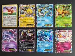 Umbreon Sylveon Vaporeon Jolteon Eevee Leafeon Glaceon Pokemon EX XY Lot LP-HP - Image 1