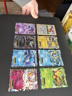 Umbreon Sylveon Vaporeon Jolteon Eevee Leafeon Glaceon Pokemon EX XY Lot LP-HP - Image 3