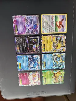 Umbreon Sylveon Vaporeon Jolteon Eevee Leafeon Glaceon Pokemon EX XY Lot LP-HP - Image 4
