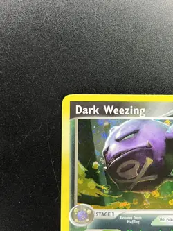 Dark Weezing 42/109 Team Rocket Returns Reverse Holo Stamp Pokemon Pack Fresh NM - Image 3
