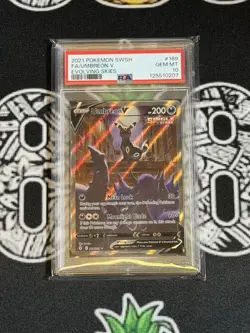 2021 Pokemon SWSH Evolving Skies #189 FA Umbreon v PSA 10 Gem Mint - Image 1