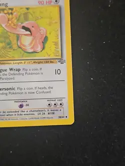 Pokemon TCG Lickitung 38/64 Jungle 1st Edition 1999 Vintage - Image 4
