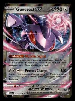 Genesect ex 067/086 BLK Black Bolt Pokemon Near Mint - Image 1