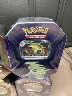 Triple Whammy Tin Art Collection Lot Of 4 Pokemon TCG Sealed Fast Free Shipping - Image 3