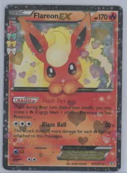 2016 Pokemon XY Generations Flareon EX #RC6/RC32 - Image 1