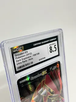 Groudon EX #106 Pokemon Dark Explorers, CGC 8.5 Grade - Image 2