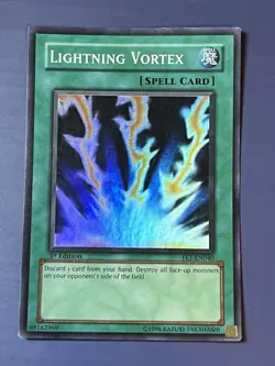 Yugioh Lightning Vortex FET-EN040 Super Rare 1st Edition VLP-NM - Image 1