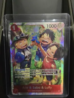 Ace & Sabo & Luffy, OP13-007 One Piece TCG, Carrying On His Will - Image 1