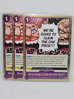 We're Going to Claim the One Piece!!! OP07-077 (R) [3X] - Image 1