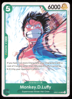 Monkey.D.Luffy (033) OP07-033 500 Years in the Future Regular NM ONE PIECE - Image 1