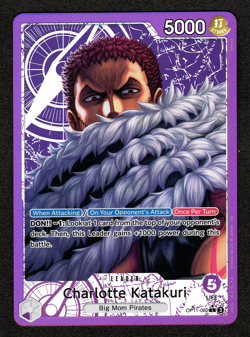 Charlotte Katakuri Alt Art Leader OP11-062 A Fist of Divine Speed One Piece TCG - Image 1