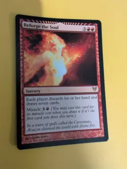 Reforge the Soul. Acacyn Restored. rare Sorcery Magic the Gathering Card. - Image 3