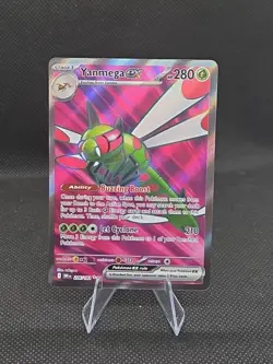 Pokemon TCG Yanmega EX Full Art Rare Card 206/182 SV10 Destined Rivals - Image 1