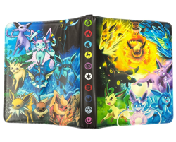 900 cards Pokemon Eevee Eeveelutions Card Binder TCG 9 Pockets 50 Sleeves Holds - Image 3