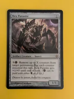 Hex Parasite. Rare Insect artifact. New PHyrexia Magic the Gathering Card. - Image 3