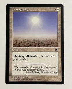 1x Armageddon MTG Card Portal Starter Set 1997 Rare LP - Image 1