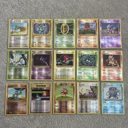 Pokemon Evolutions Reverse Holographic Card Bundle 15 Cards - Image 1