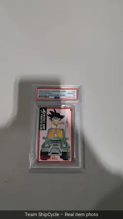 PSA 10 Son Goku Dragon Ball Phone Card Weekly Shonen Jump 25 POP 7 G2U - Image 4