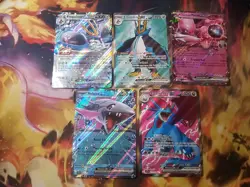 Pokemon 5 Card Lot: Salemence 177, Empoleon 070 & 114, Mewtwo 081, Veluza 043 - Image 1