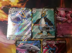 Pokemon 5 Card Lot: Salemence 177, Empoleon 070 & 114, Mewtwo 081, Veluza 043 - Image 2