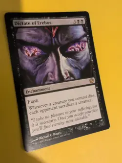 Dictate of Erebos. jOURNEY INTO nYX. RARE ENchantment Magic the Gathering Card. - Image 3