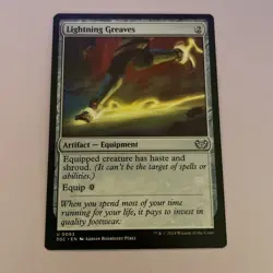 Lightning Greaves Commander: Duskmourn: House of Horror Regular - Image 1