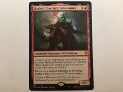 MTG Battle For Baldur’s Gate BAELOTH BARRITYL, ENTERTAINER Foil LP (3096) - Image 1